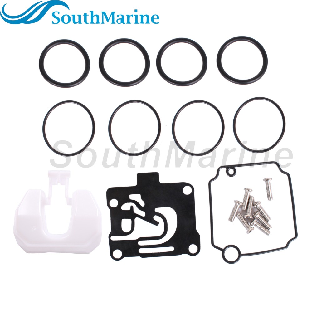 Boat Engine 62Y-W0093-10 62Y-W0093-11 Carburetor Rebuild Repair Kit w/Joint 62Y-13586-30 for Yamaha 50HP T50 F50