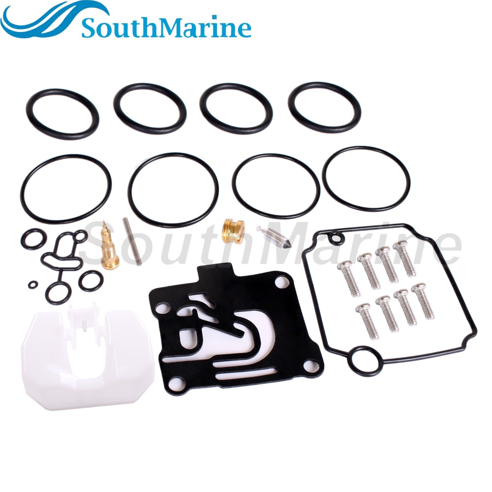 Boat Engine 62Y-W0093-10 62Y-W0093-11 Carburetor Rebuild Repair Kit w/Joint 62Y-13586-30 for Yamaha 50HP T50 F50