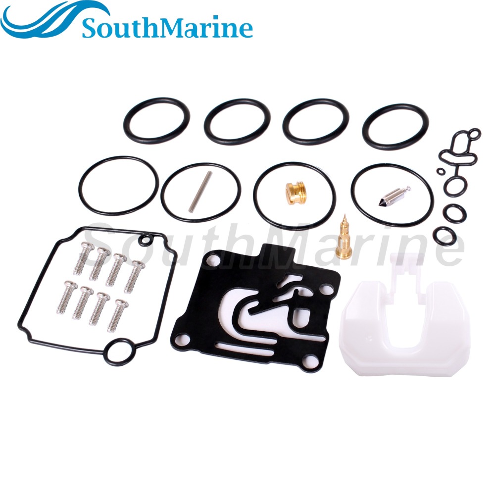 Boat Engine 62Y-W0093-10 62Y-W0093-11 Carburetor Rebuild Repair Kit w/Joint 62Y-13586-30 for Yamaha 50HP T50 F50