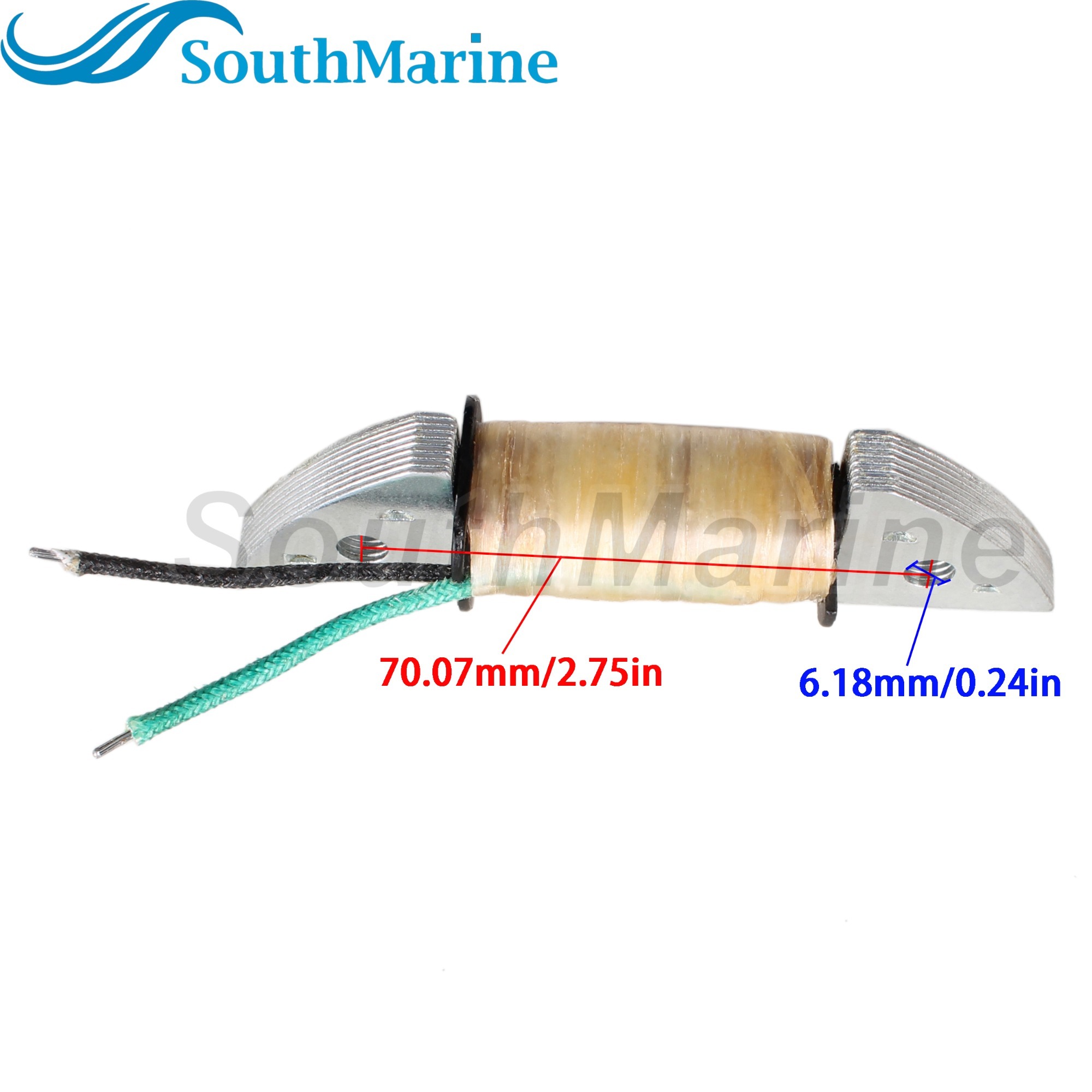 Boat Motor 32140-94400 178-0003 Primary Charge Coil for Ignition for Suzuki 35HP 40HP DT35 DT40 Outboard Engine