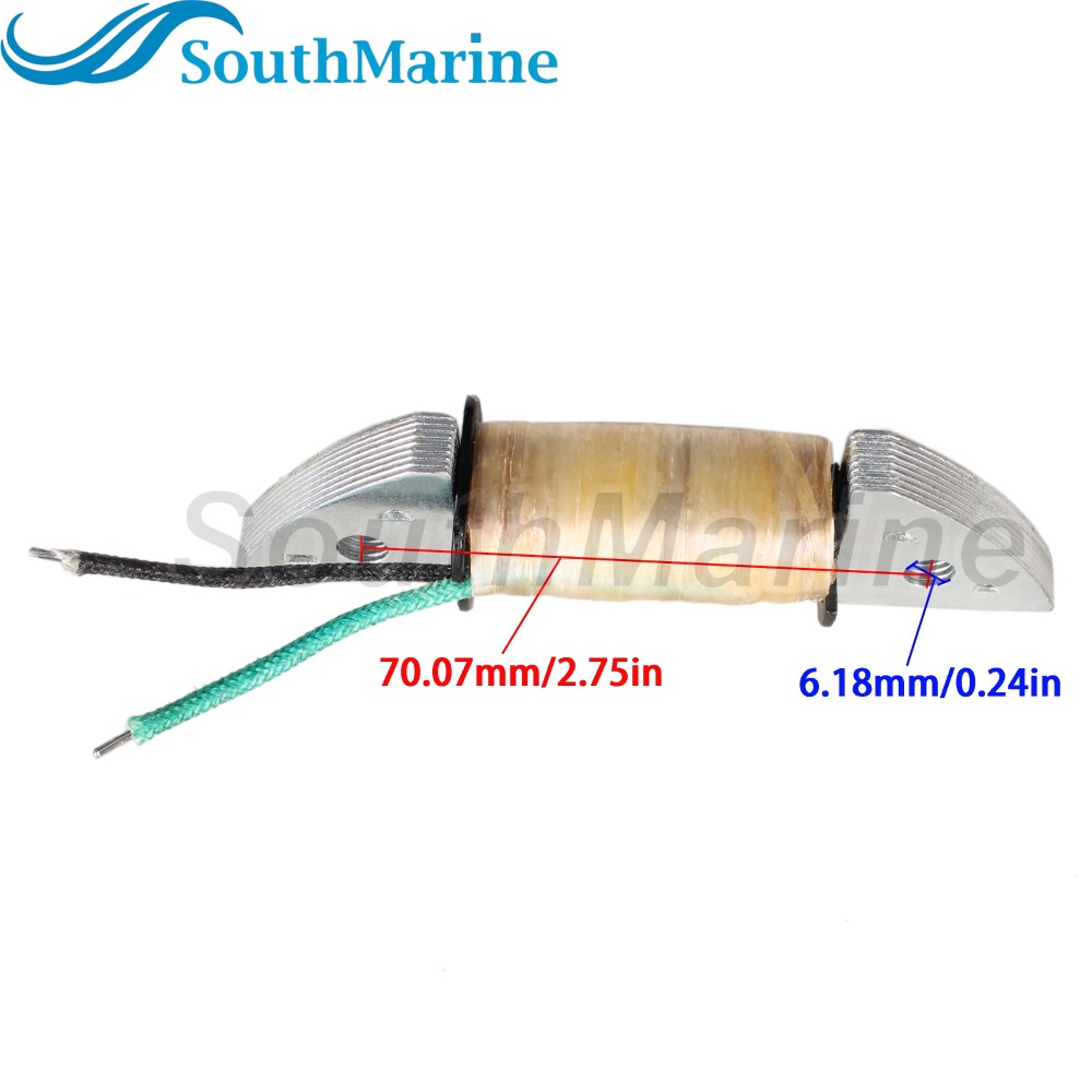 Boat Motor 32140-94400 178-0003 Primary Charge Coil for Ignition for Suzuki 35HP 40HP DT35 DT40 Outboard Engine