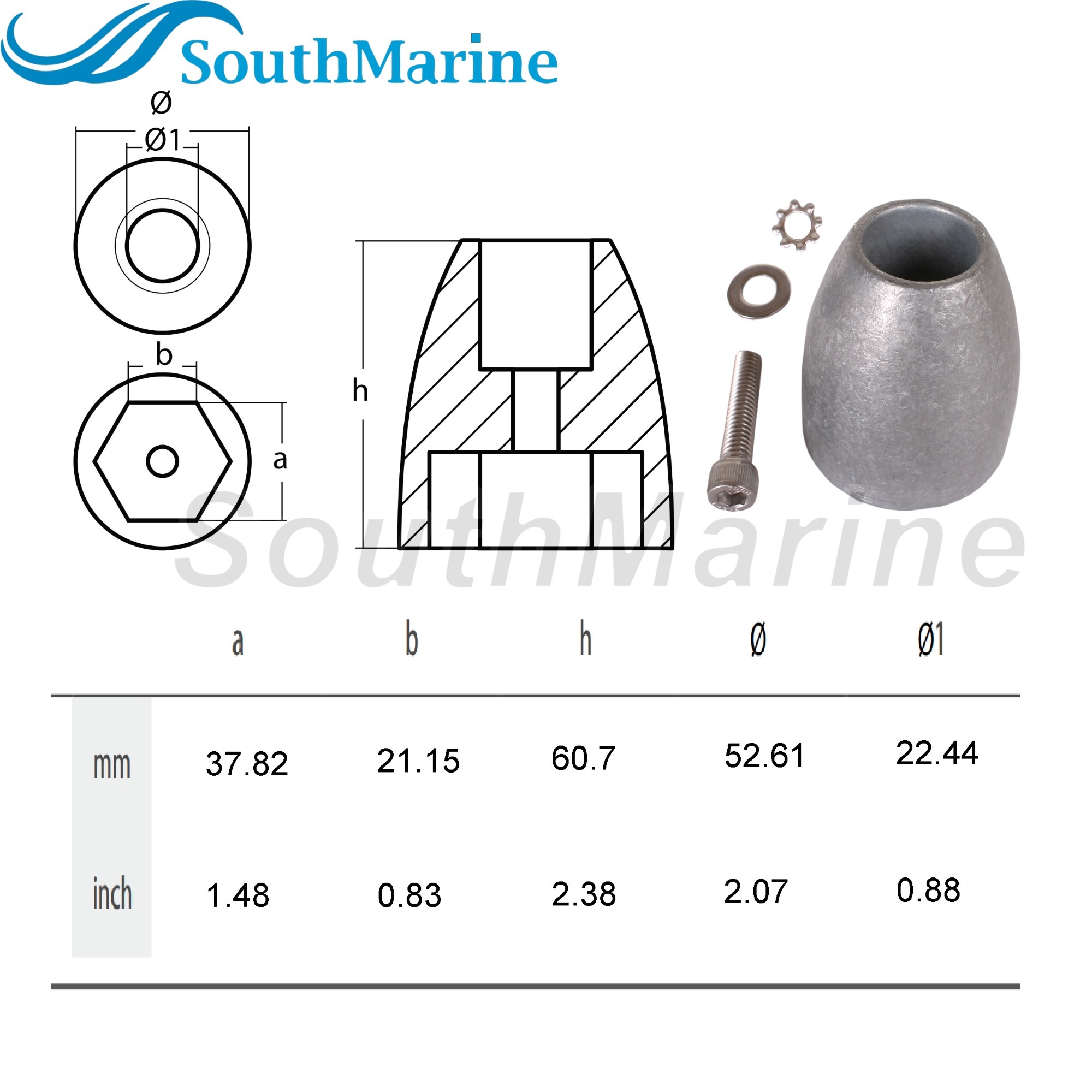 Outboard Motor 865182A01 865182A02 865182Q01 865182K01 Prop Propeller Shaft Anode kit for Mercury Mercruiser Boat Engine Bravo 3