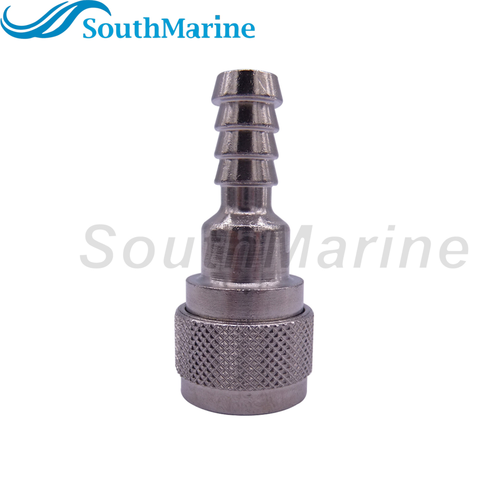 Boat Engine 3B2-70250-1 3B2702501M Female Fuel Line Connector (Engine Side) for Nissan Tohatsu Outboard 4-140HP,fits 5/16”/8mm Hose,13mm Connector