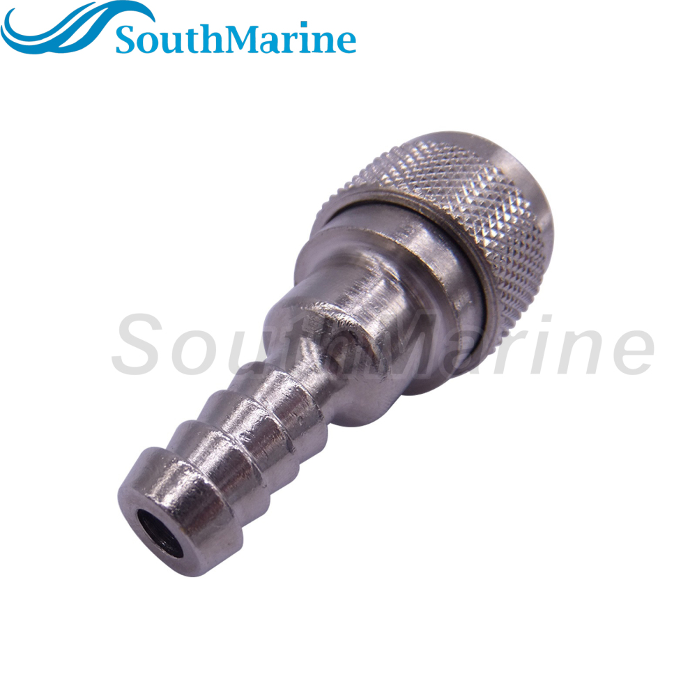 Boat Engine 3B2-70250-1 3B2702501M Female Fuel Line Connector (Engine Side) for Nissan Tohatsu Outboard 4-140HP,fits 5/16”/8mm Hose,13mm Connector