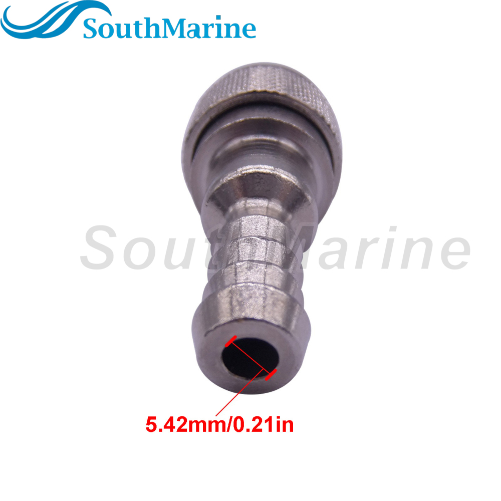 Boat Engine 3B2-70250-1 3B2702501M Female Fuel Line Connector (Engine Side) for Nissan Tohatsu Outboard 4-140HP,fits 5/16”/8mm Hose,13mm Connector