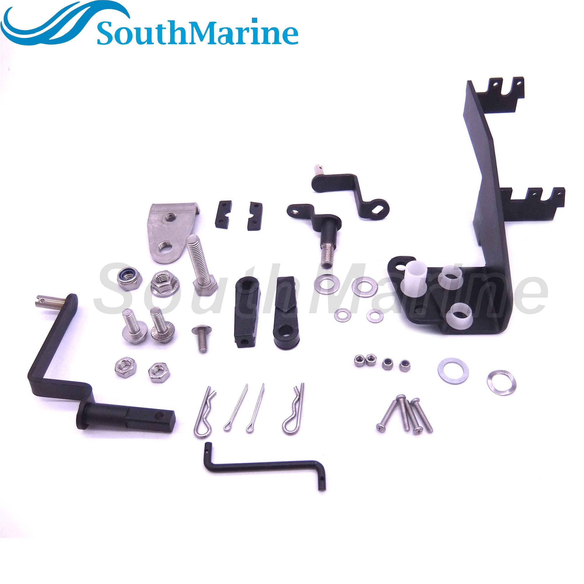 Outboard Engine 63V-48501-00 Remote Control Attachment Kit for Yamaha Outboard Parsun 9.9HP 15HP Boat Motor