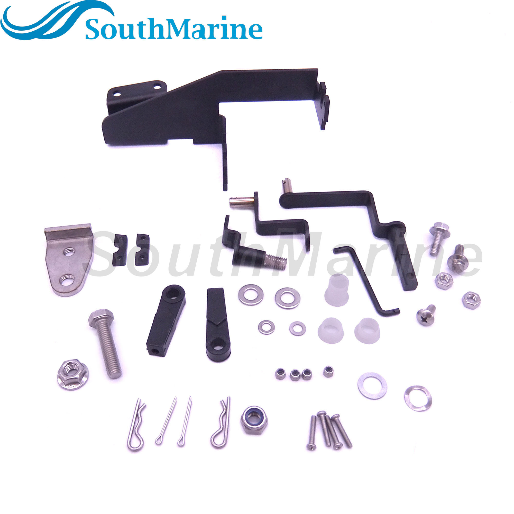 Outboard Engine 63V-48501-00 Remote Control Attachment Kit for Yamaha Outboard Parsun 9.9HP 15HP Boat Motor