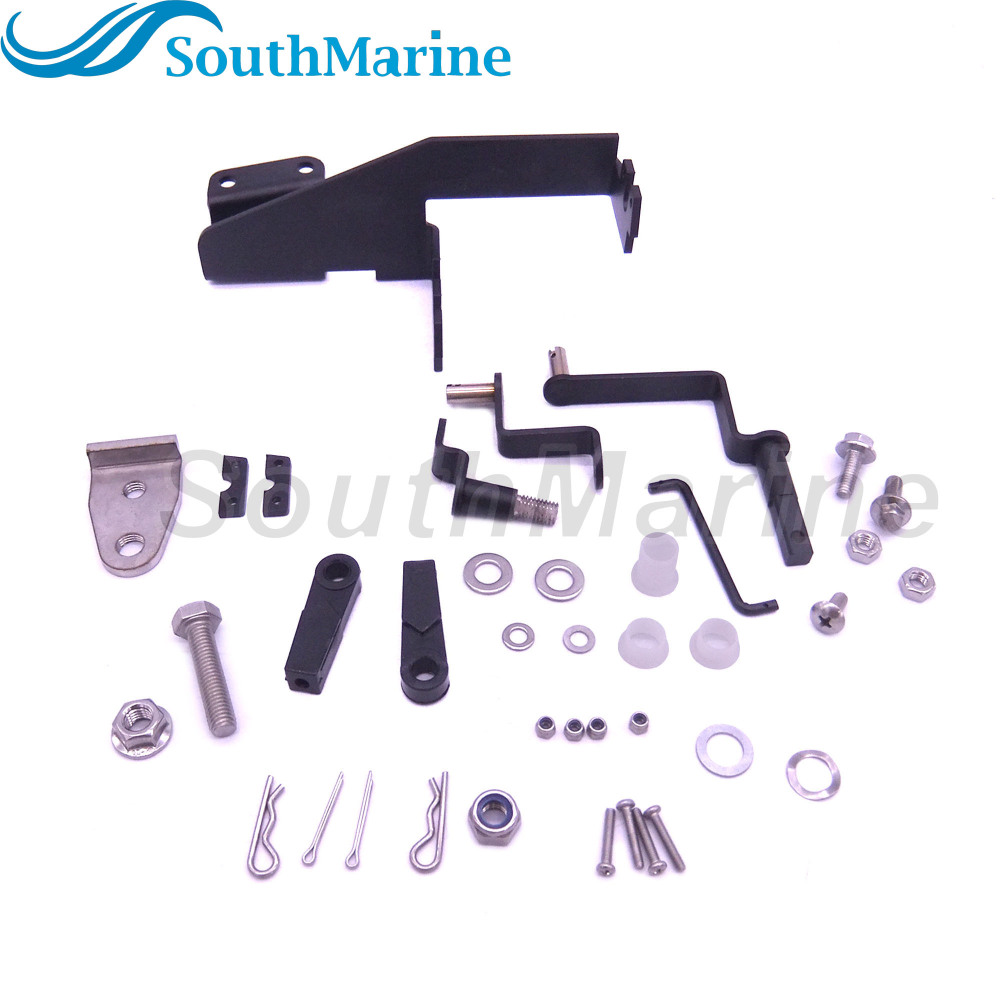 Outboard Engine 63V-48501-00 Remote Control Attachment Kit for Yamaha Outboard Parsun 9.9HP 15HP Boat Motor