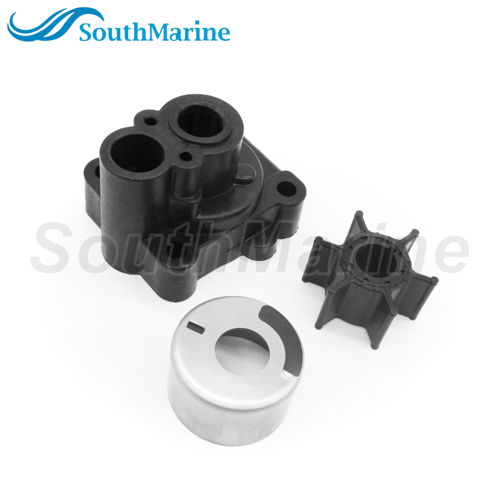Boat Motor 682-W0078-00 682-W0078-01 682-W0078-A1 Water Pump Repair Kit with Housing for Yamaha 9.9HP 15HP F9.9 FT9.9 T9.9 15C Outboard Engine, 18-314