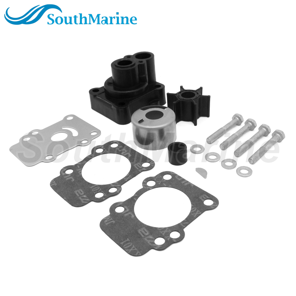 Boat Motor 682-W0078-00 682-W0078-01 682-W0078-A1 Water Pump Repair Kit with Housing for Yamaha 9.9HP 15HP F9.9 FT9.9 T9.9 15C Outboard Engine, 18-314