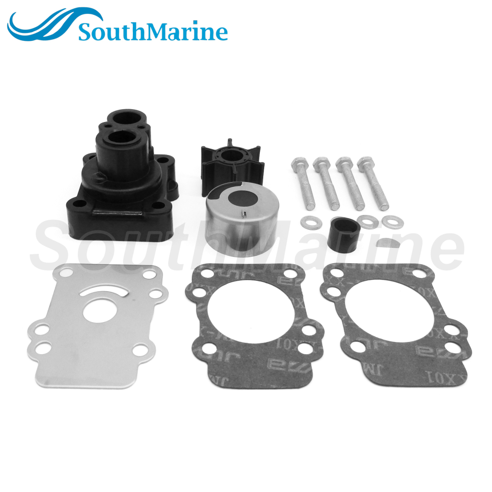 Boat Motor 682-W0078-00 682-W0078-01 682-W0078-A1 Water Pump Repair Kit with Housing for Yamaha 9.9HP 15HP F9.9 FT9.9 T9.9 15C Outboard Engine, 18-314