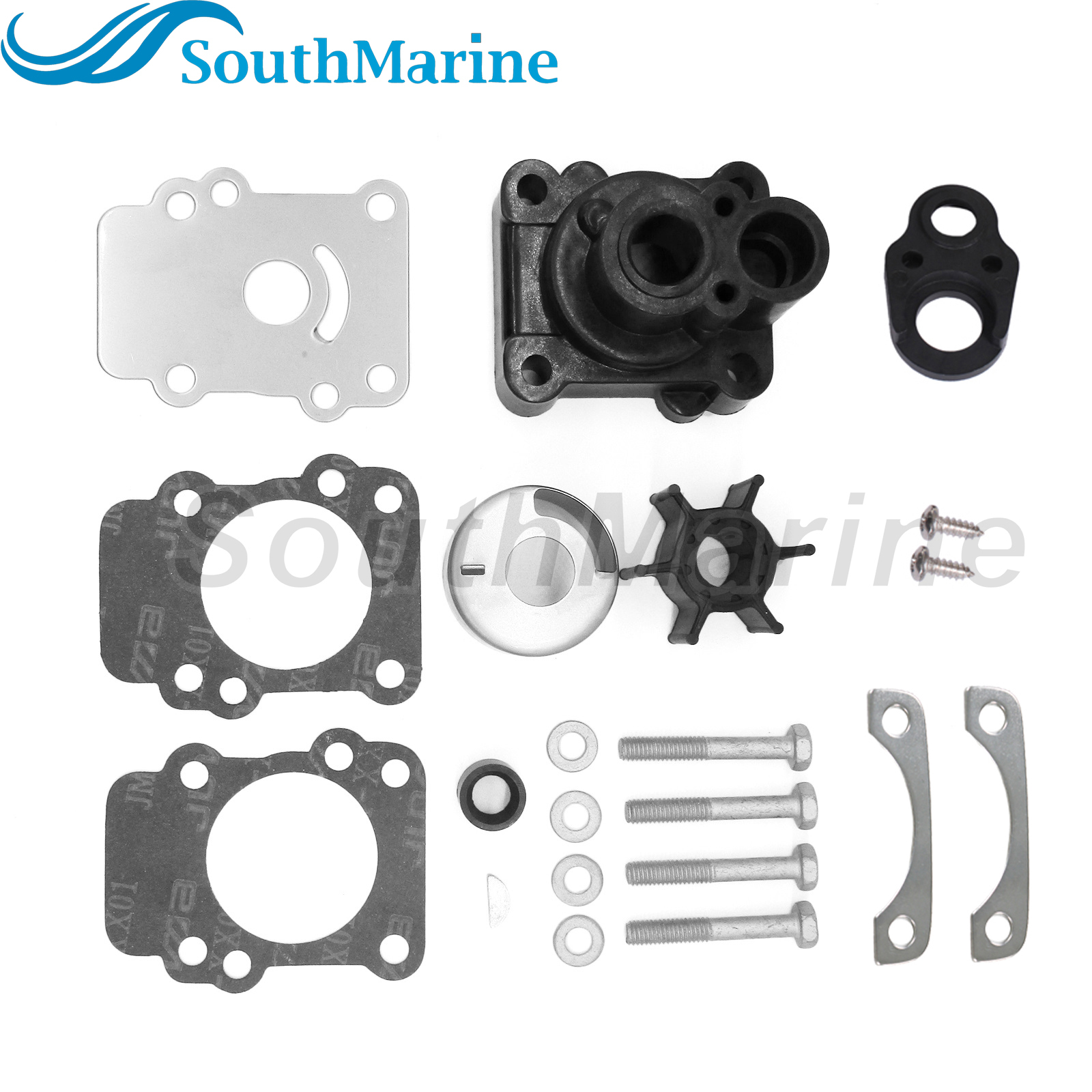 Boat Motor 46-84277T 46-84277M 18-3148 18-3411 Water Pump Repair Kit with Housing for Mercury Mariner 9.9HP 15HP