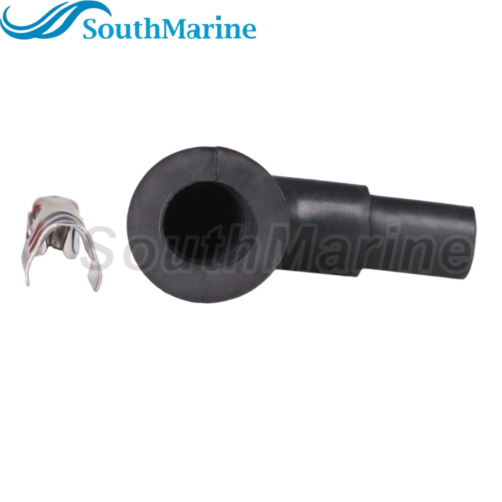 Boat Engine 663-82370-00 663-82370-01 Spark Plug Cap Cover w/Resistance for Yamaha 4HP-200HP Outboard Engine