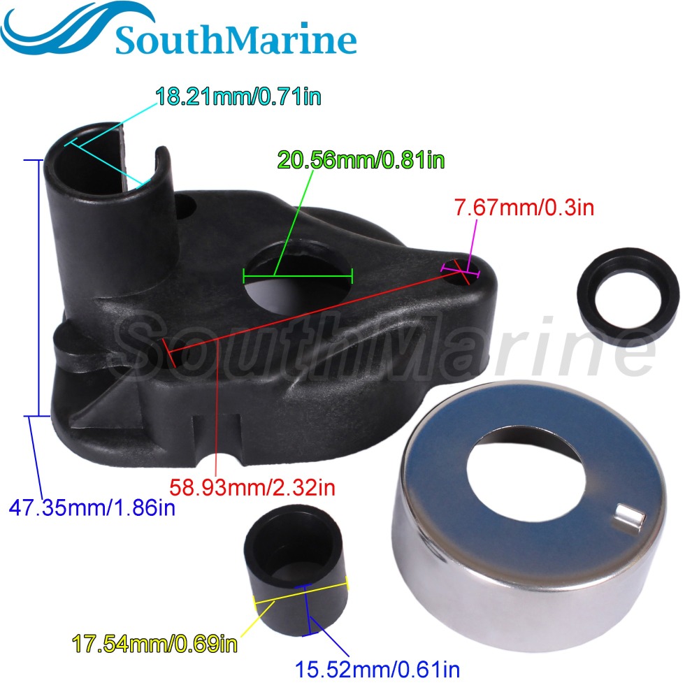 Boat Engine 46-48746A1 48746A3 77822A1 18-3118 Water Pump Body Housing w/Insert 48753 18-3115 for Mercury Quicksilver 40HP-70HP