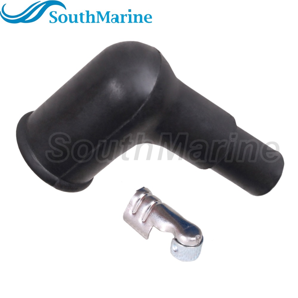 Boat Engine 663-82370-00 663-82370-01 Spark Plug Cap Cover w/Resistance for Yamaha 4HP-200HP Outboard Engine