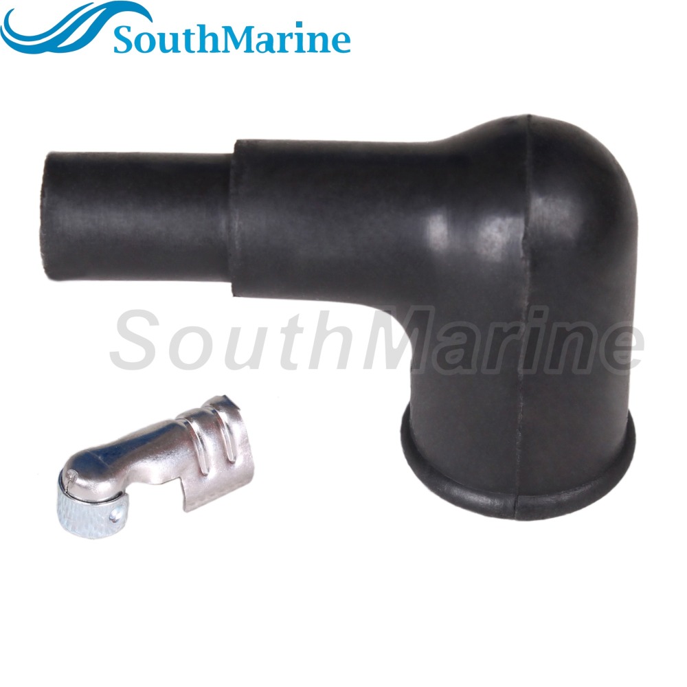 Boat Engine 663-82370-00 663-82370-01 Spark Plug Cap Cover w/Resistance for Yamaha 4HP-200HP Outboard Engine