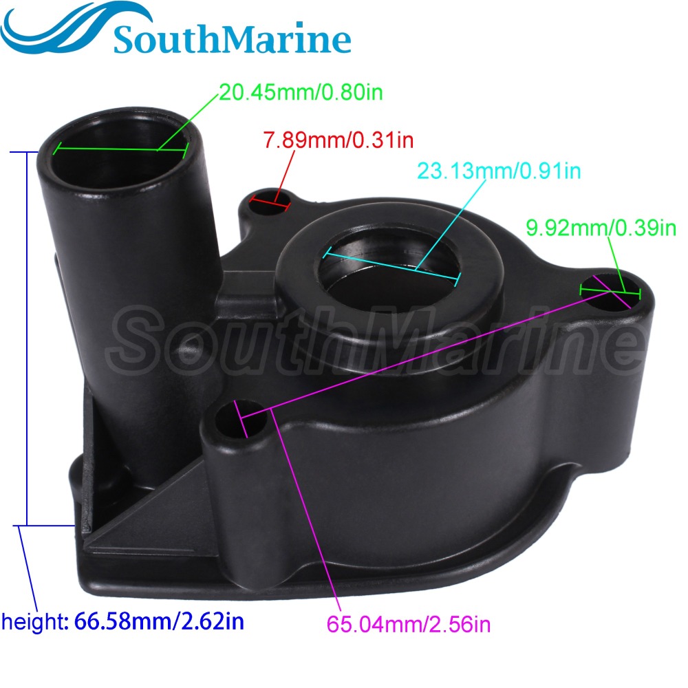 Boat Engine 46-96148A1 46-96148T1 18-3116 Water Pump Body Housing w/Inset 48752 for Mercury Quicksilver Mariner 75HP- 225HP
