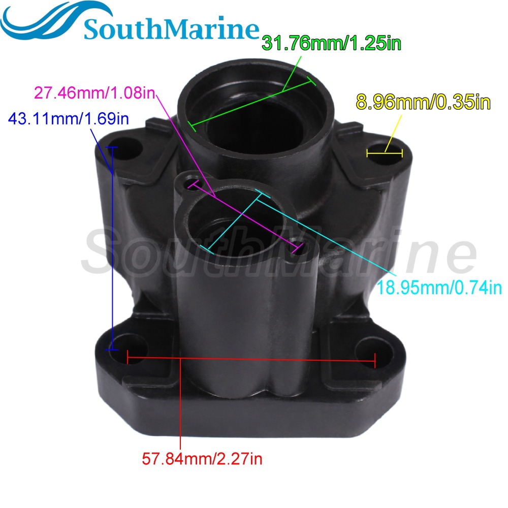 Boat Engine 67F-44311-00 67F-44311-01 67F-44311-10 67F-44311-11 Water Pump Housing for Yamaha 75HP 80HP 90HP 100HP