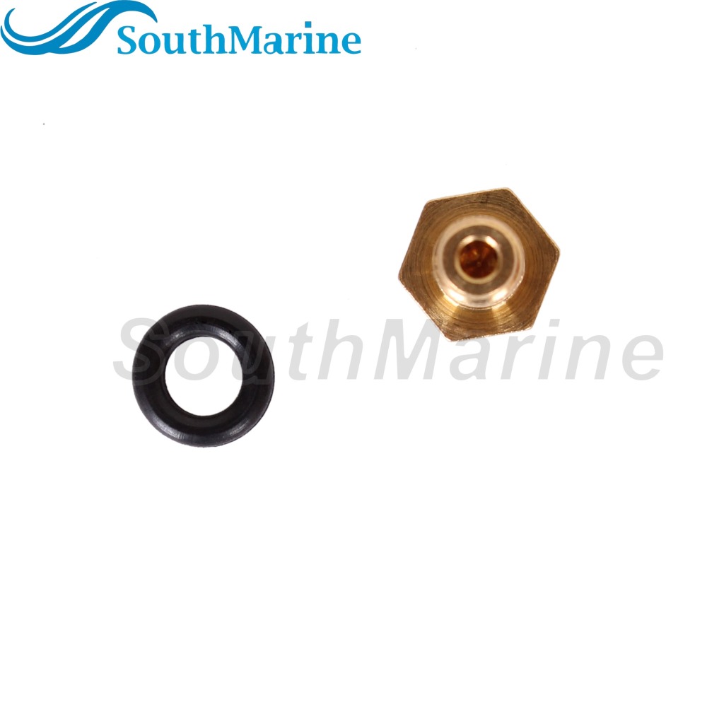 Boat Motor 66T-14991-00 Carb Carburetor Float Bowl Drain Screw with O-ring for Yamaha 4HP 6HP 8HP 9.9HP