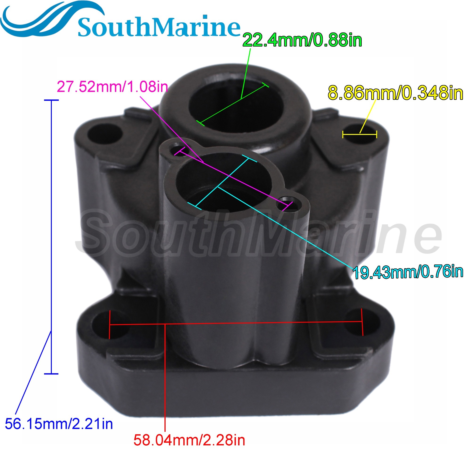 Boat Engine Outboard Engine 688-44311-01 18-3171 Water Pump Housing for Yamaha 70HP 75HP 80HP 90HP 115HP