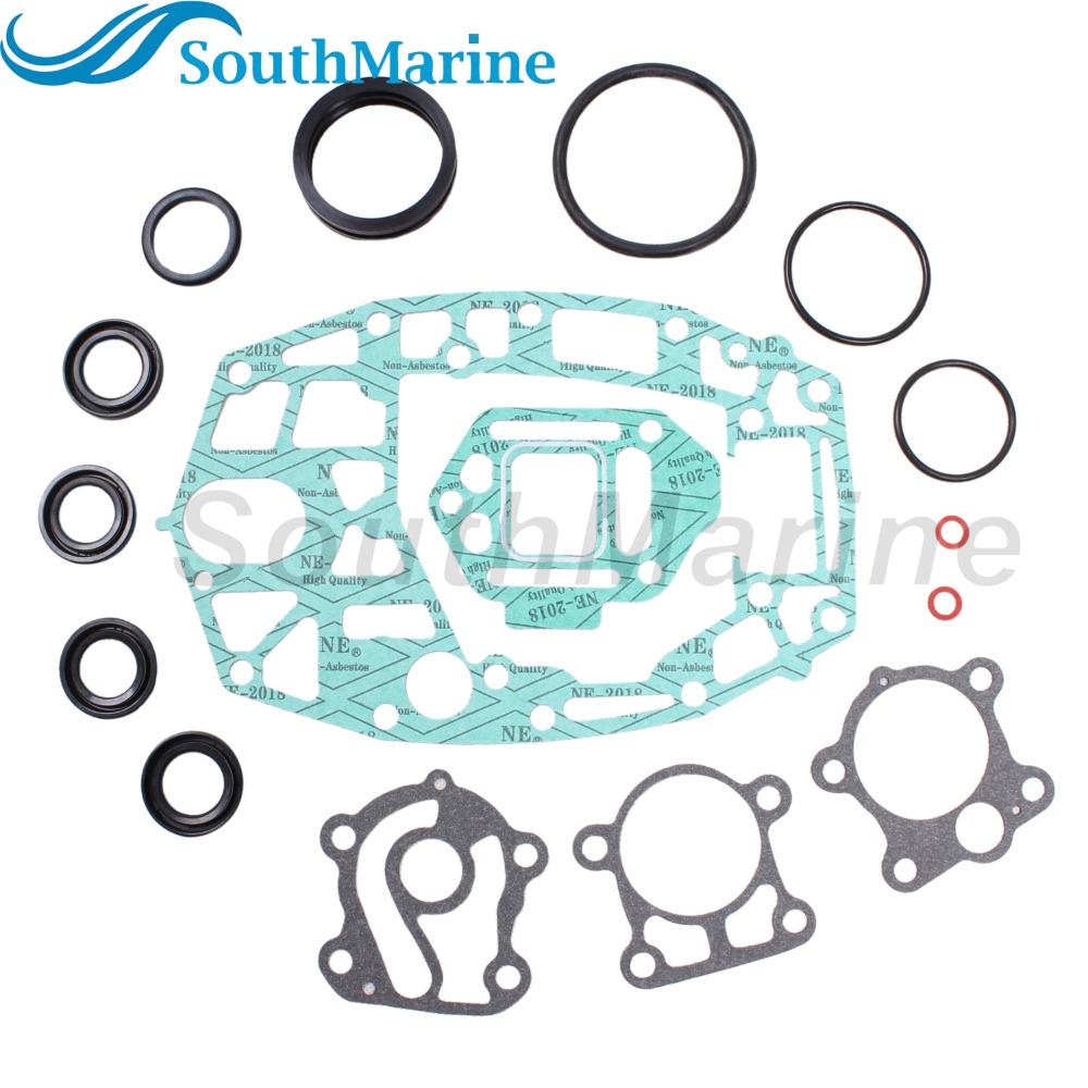 Boat Motor 6H4-W0001-20 6H4-W0001-21 6H4-W0001-C0 18-2792 Lower Unit Gasket Seal Kit for Yamaha 40HP 50HP