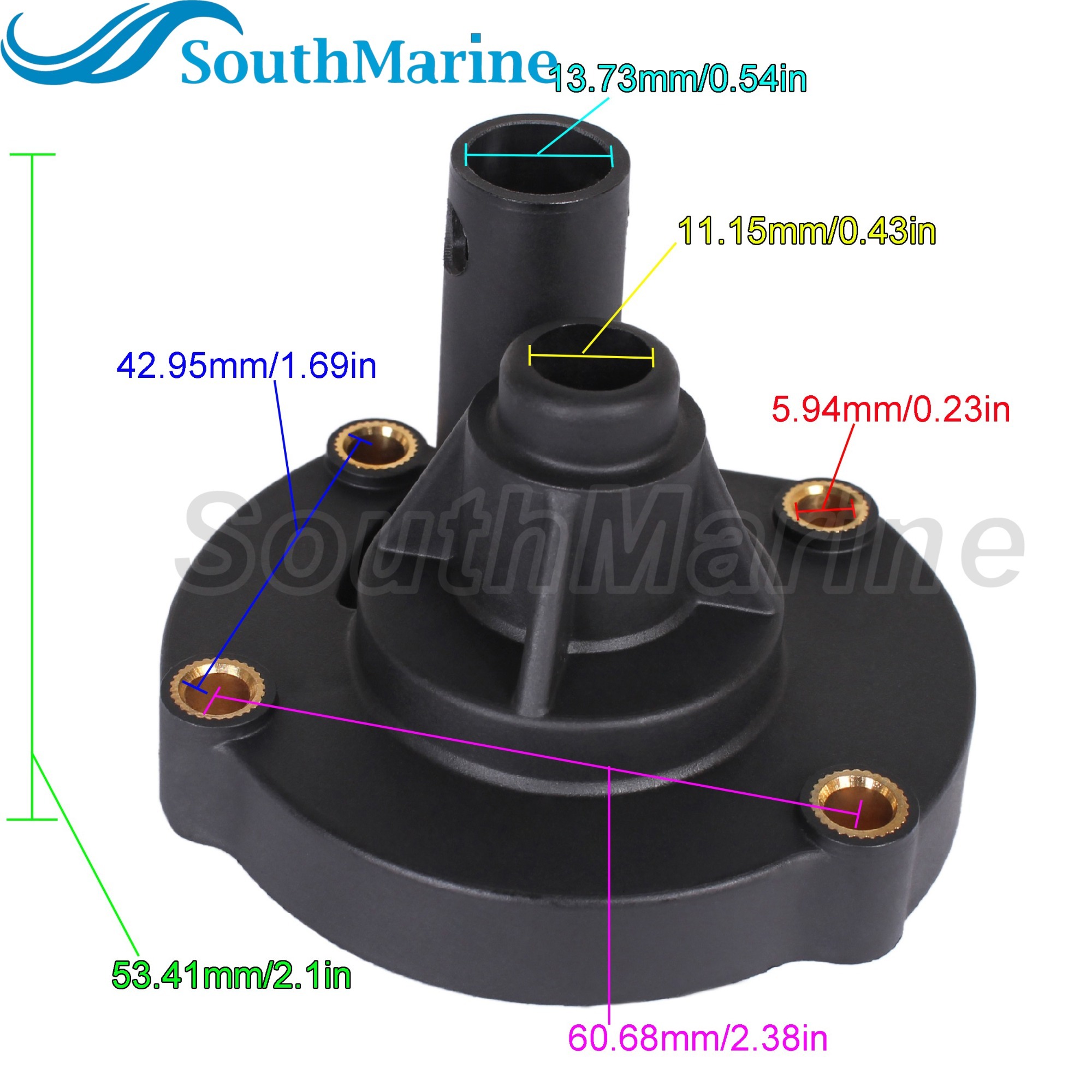 Boat Engine 0323596 323596 Water Pump Housing for Evinrude Johnson OMC BRP 6HP
