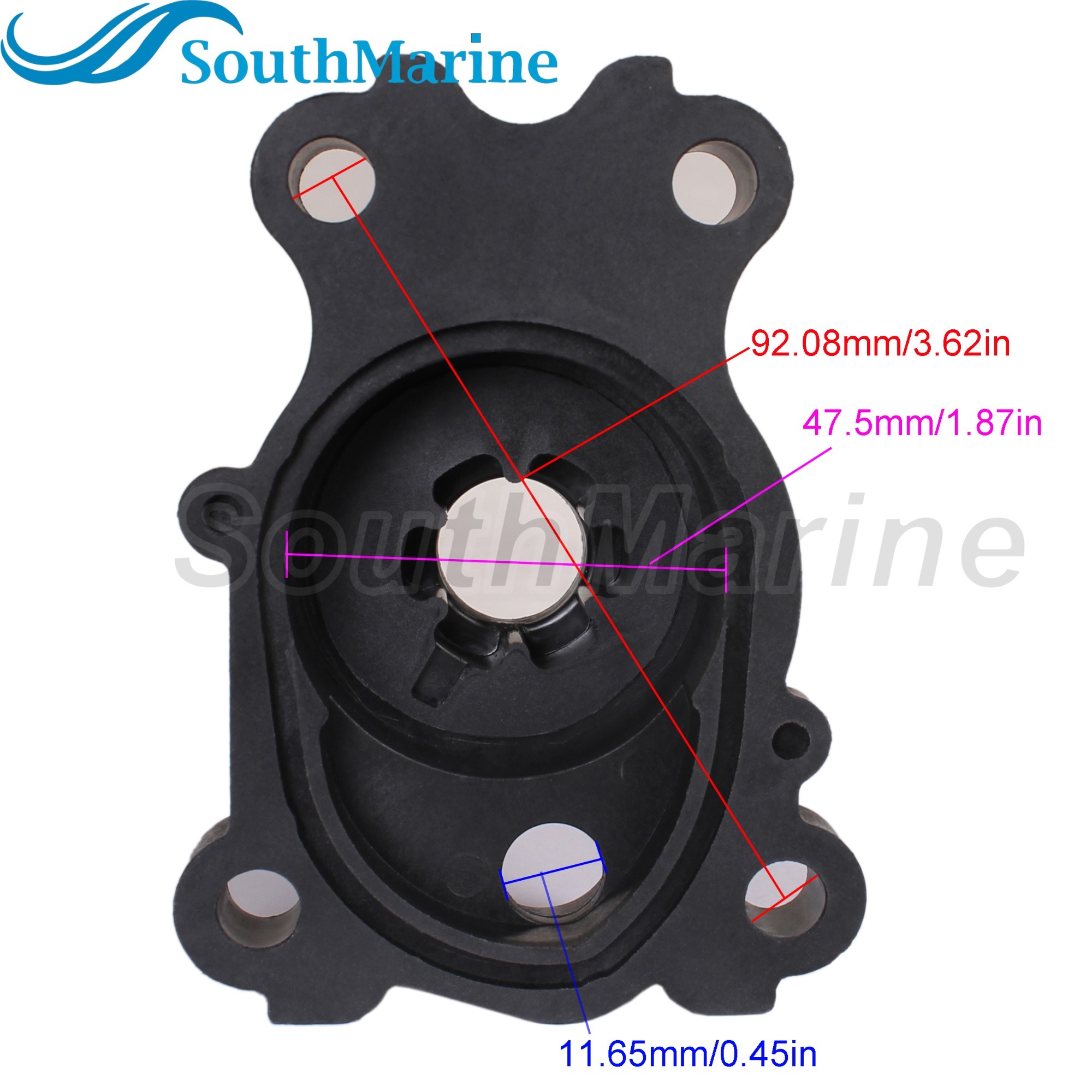 Boat Engine 66T-44311-00 T40-04000201 Water Pump Housing for Yamaha Parsun HDX 30HP 40HP E40X