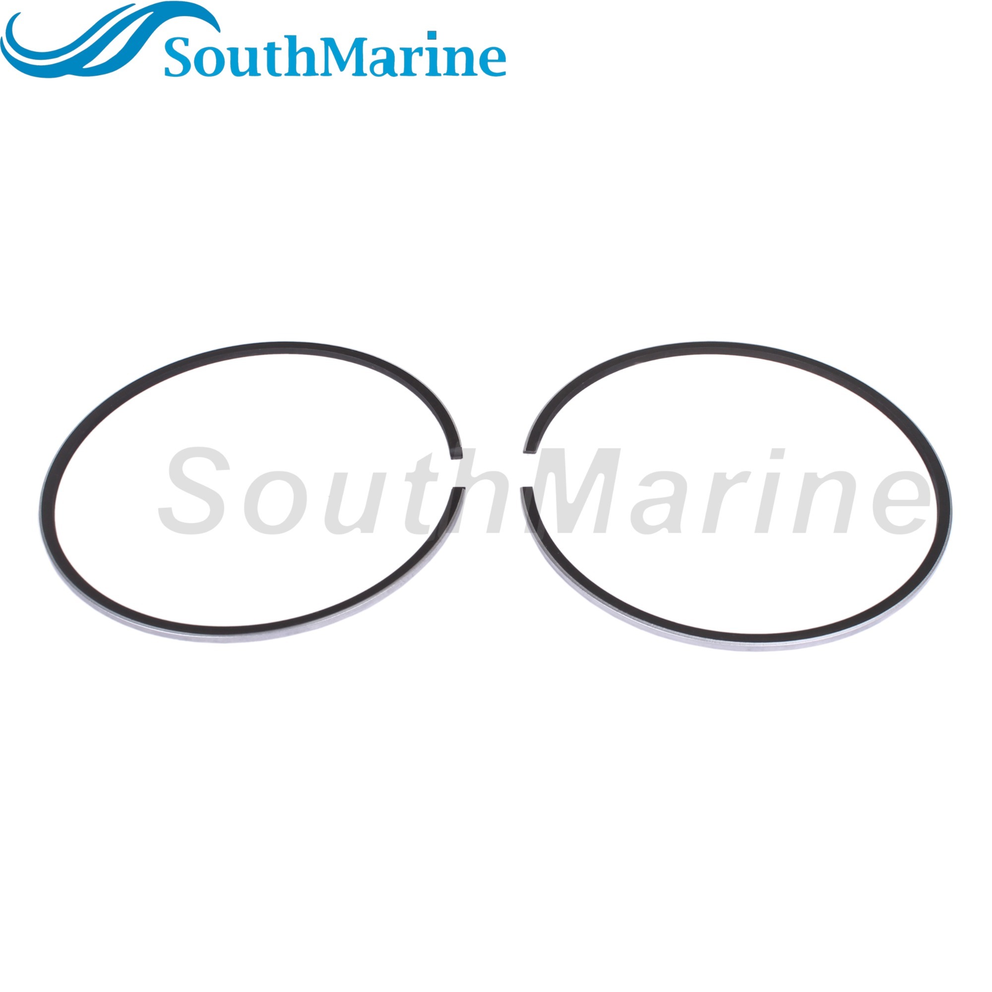 Boat Engine 66T-11631-01-93 STD Piston Set & 66T-11603-00 Ring for Yamaha 40HP E40MH 40X / for Parsun Hidea Makara HDX, 80mm STD
