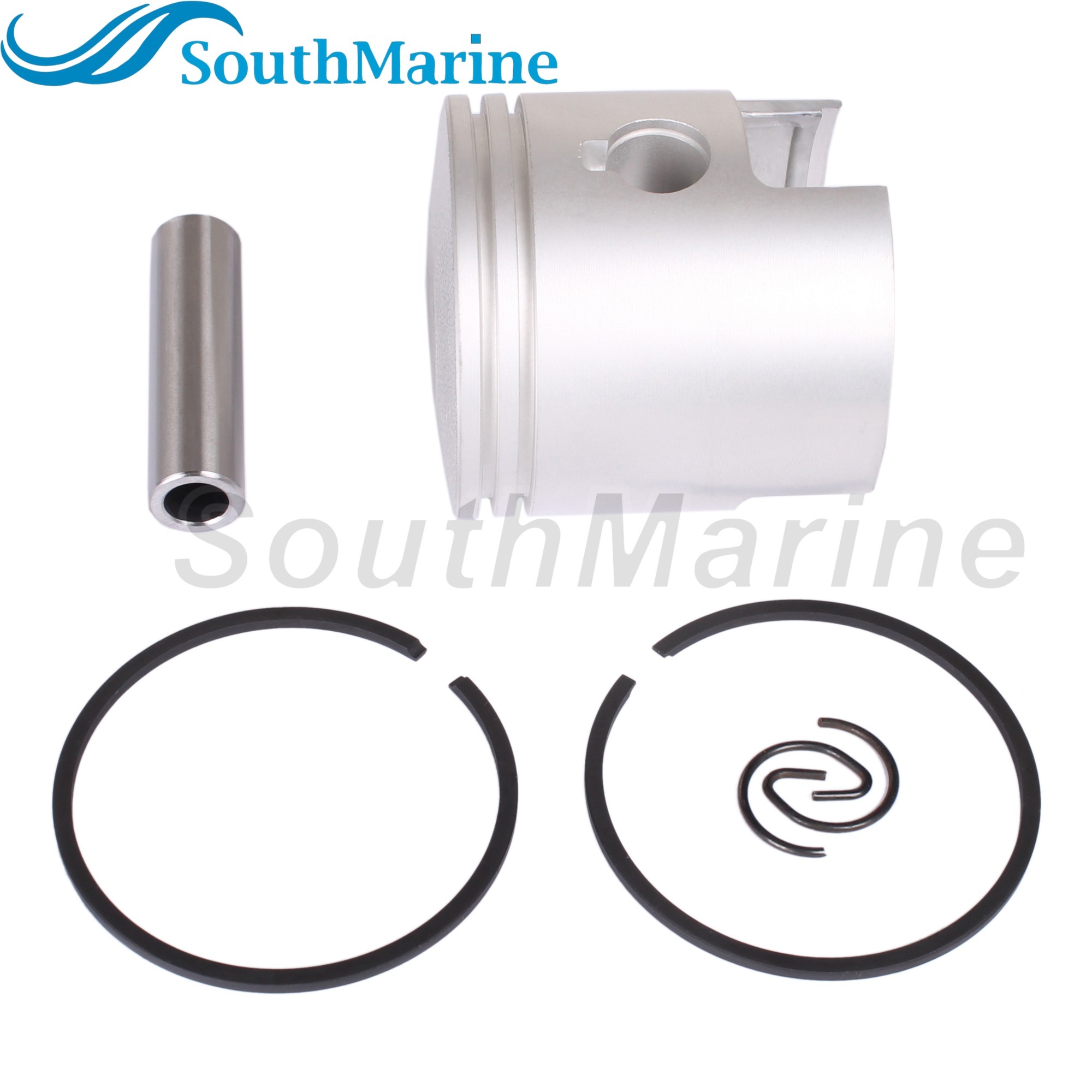 Boat Engine 350-00001-1/0 350000010M 350000011M STD Piston Set & 350-00011-0 350000110M Ring for Tohatsu Nissan 9.9HP 15HP 18HP