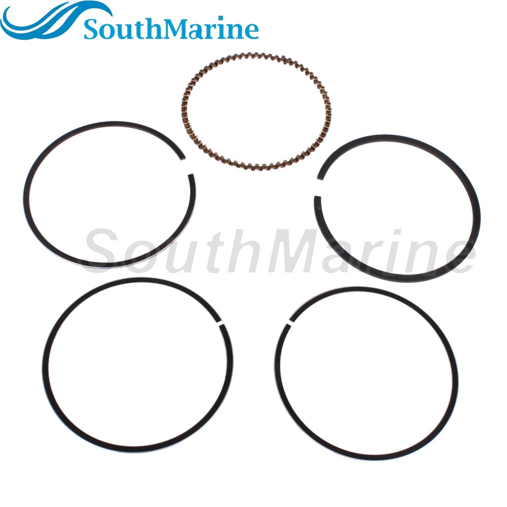 Boat Engine 69W-11631-00-97 69W-11631-01-97 STD Piston Set & 67C-11603-00 01 Ring for Yamaha 25HP 30HP 40HP 50HP 60HP, 65mm STD