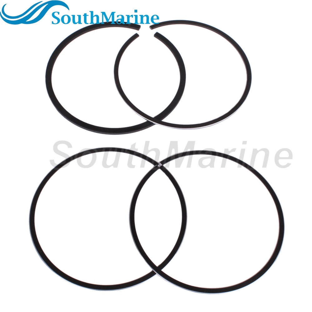 Boat Engine 69W-11631-00-97 69W-11631-01-97 STD Piston Set & 67C-11603-00 01 Ring for Yamaha 25HP 30HP 40HP 50HP 60HP, 65mm STD