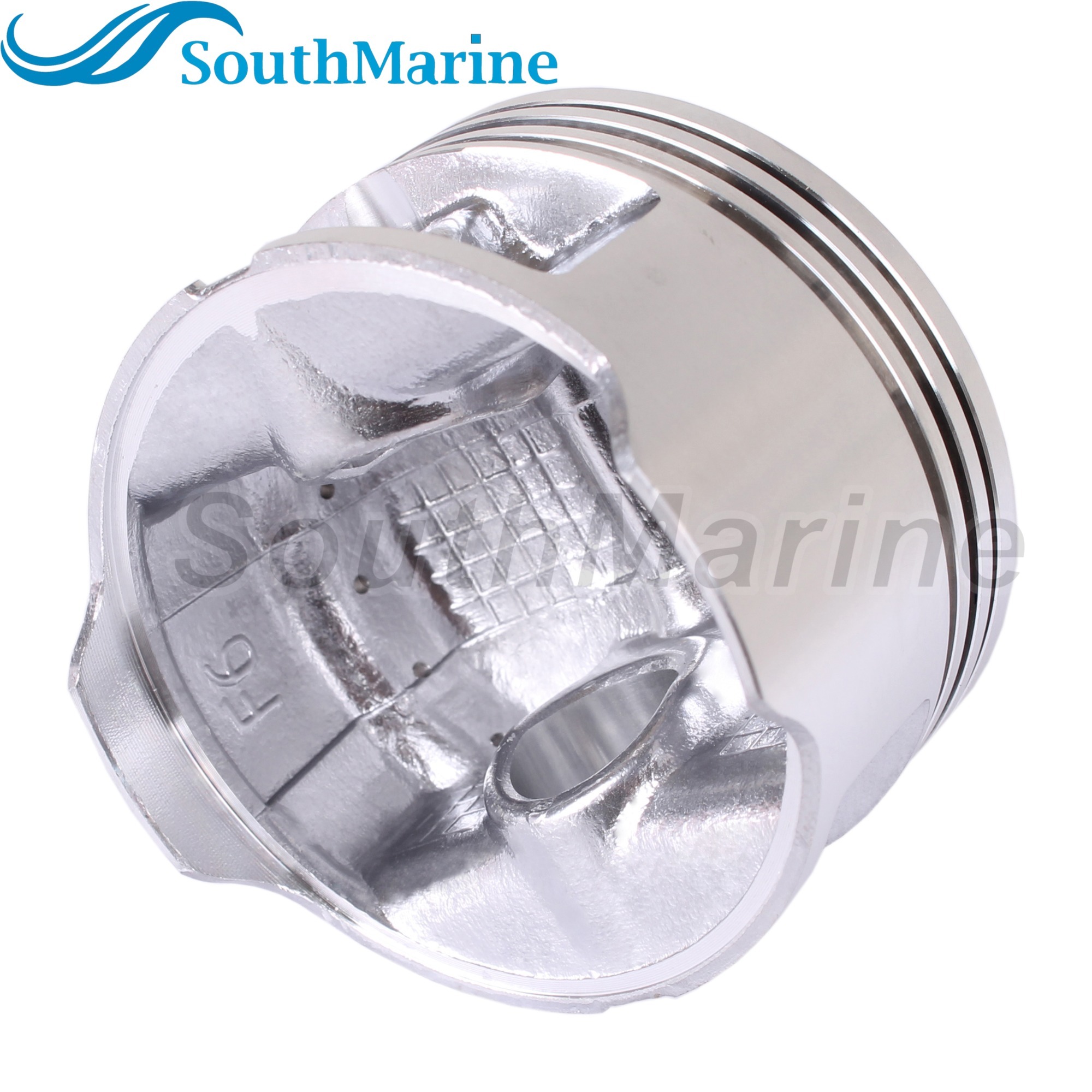Boat Engine 6BX-E1631-00-96 6EE-E1631-00-96 STD Piston Set & 6BX-E1603-00 6EE-E1603-00 Ring for Yamaha 4HP 6HP, 62mm STD