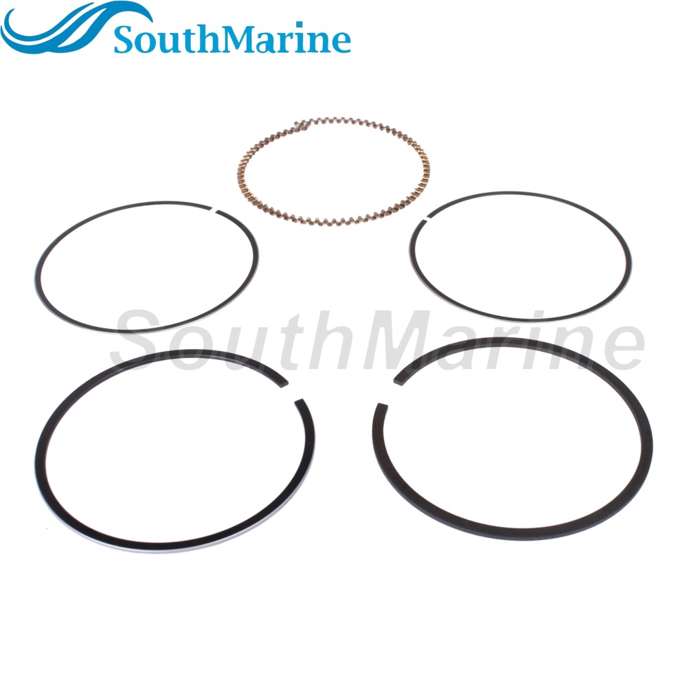 Boat Engine 6BX-E1631-00-96 6EE-E1631-00-96 STD Piston Set & 6BX-E1603-00 6EE-E1603-00 Ring for Yamaha 4HP 6HP, 62mm STD