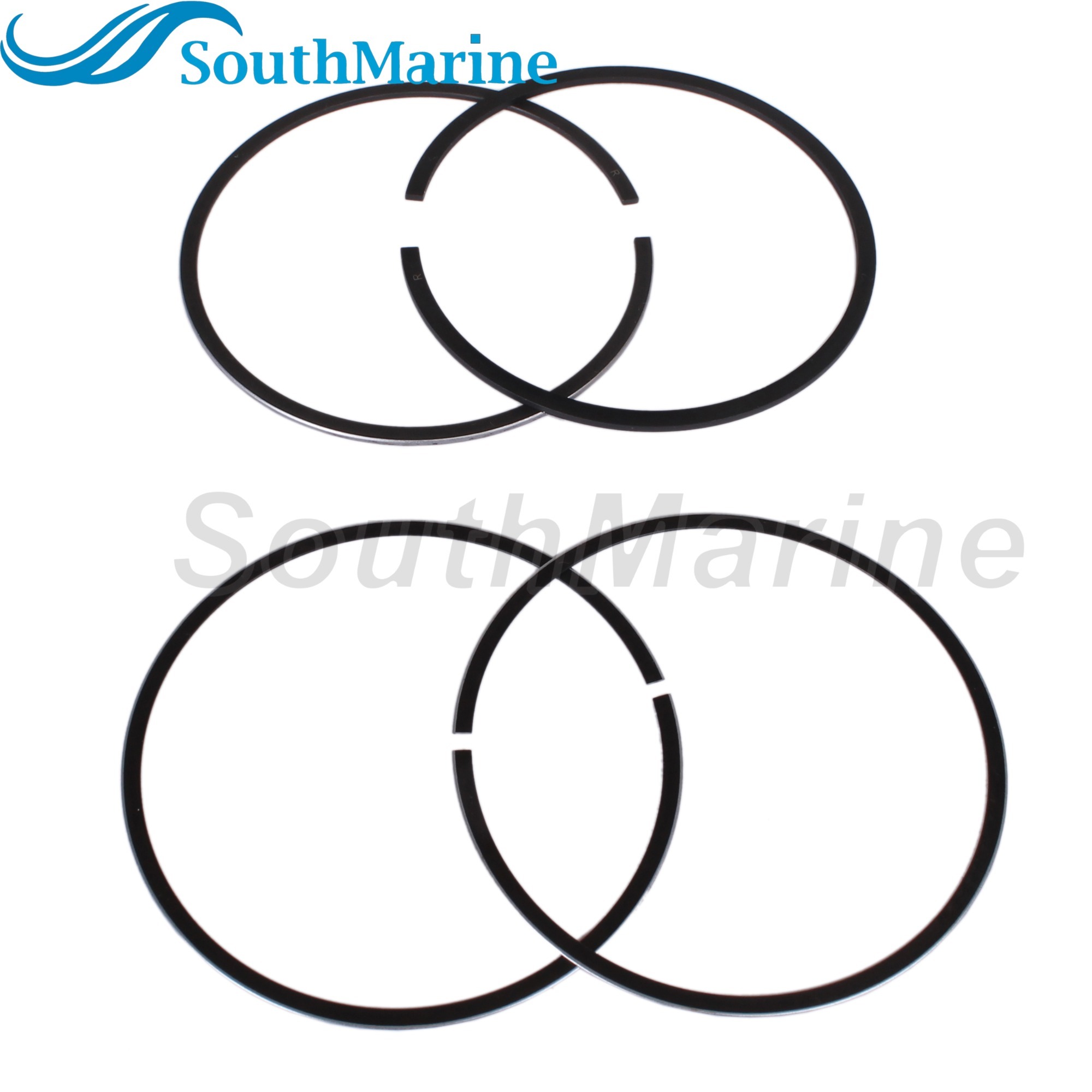 Boat Engine 6AH-11631-00 STD Piston Set & 6AH-11603-00 Ring for Yamaha / F20-05020001 for Parsun HDX 15HP 20HP, 63mm STD