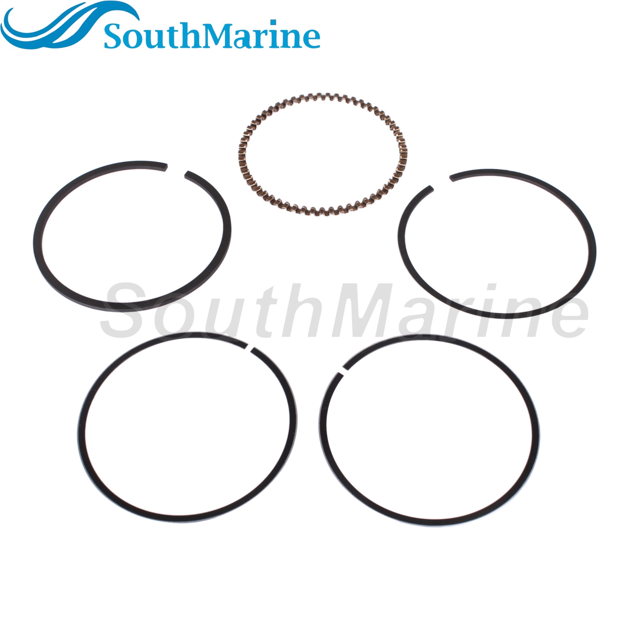 Boat Engine 66M-11631-00-96 STD Piston Set & 66N-11603-00 Ring for Yamaha 9.9HP 15HP / 834963T 850846 825839 850847 for Mercury
