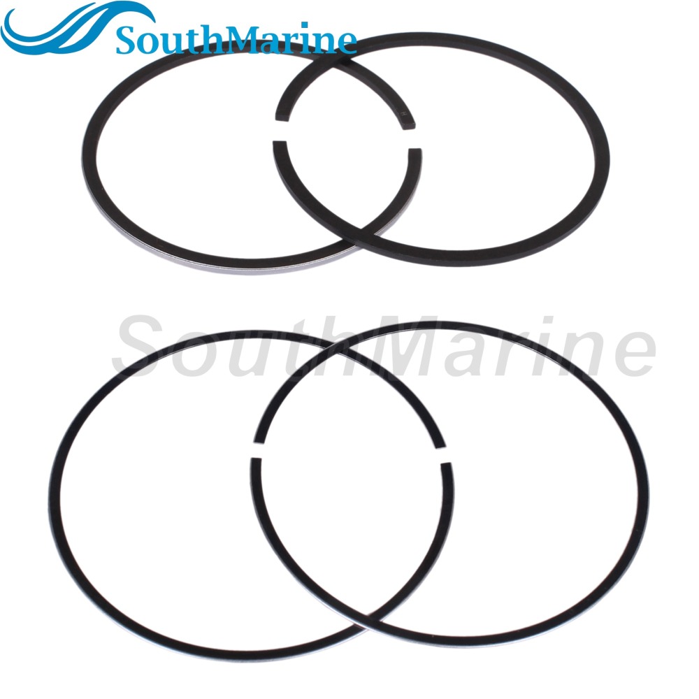 Boat Engine 68D-E1631-00-96 STD Piston Set & 68D-E1603-00 Ring for Yamaha 4HP / F4-04020200 for Parsun HDX, 59mm STD