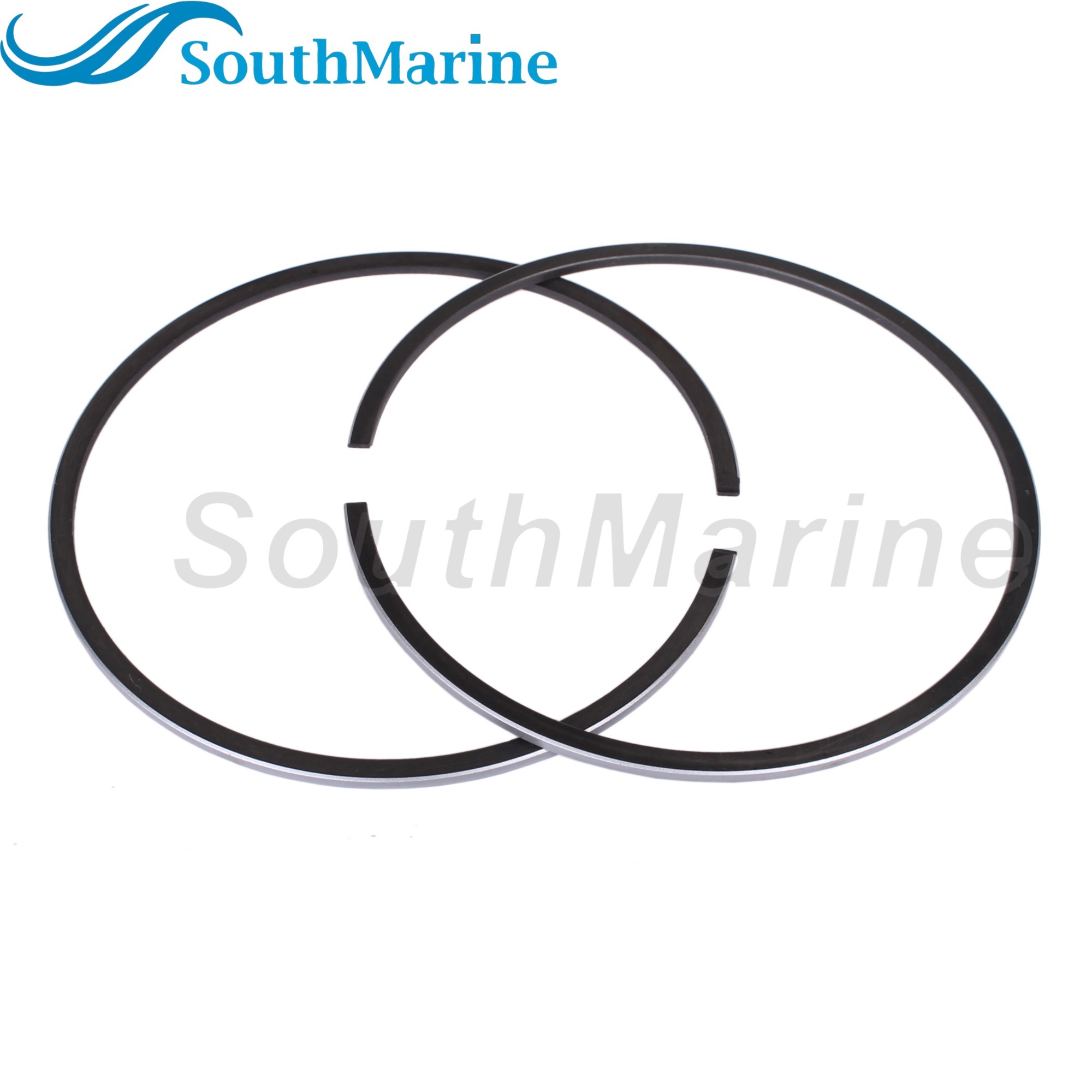 Boat Engine 688-11636-03 02 Oversize Piston Set & 688-11605-A0 Ring for Yamaha 48HP 50HP 55HP 75HP 85HP, 82.5mm 0.5mm O/S