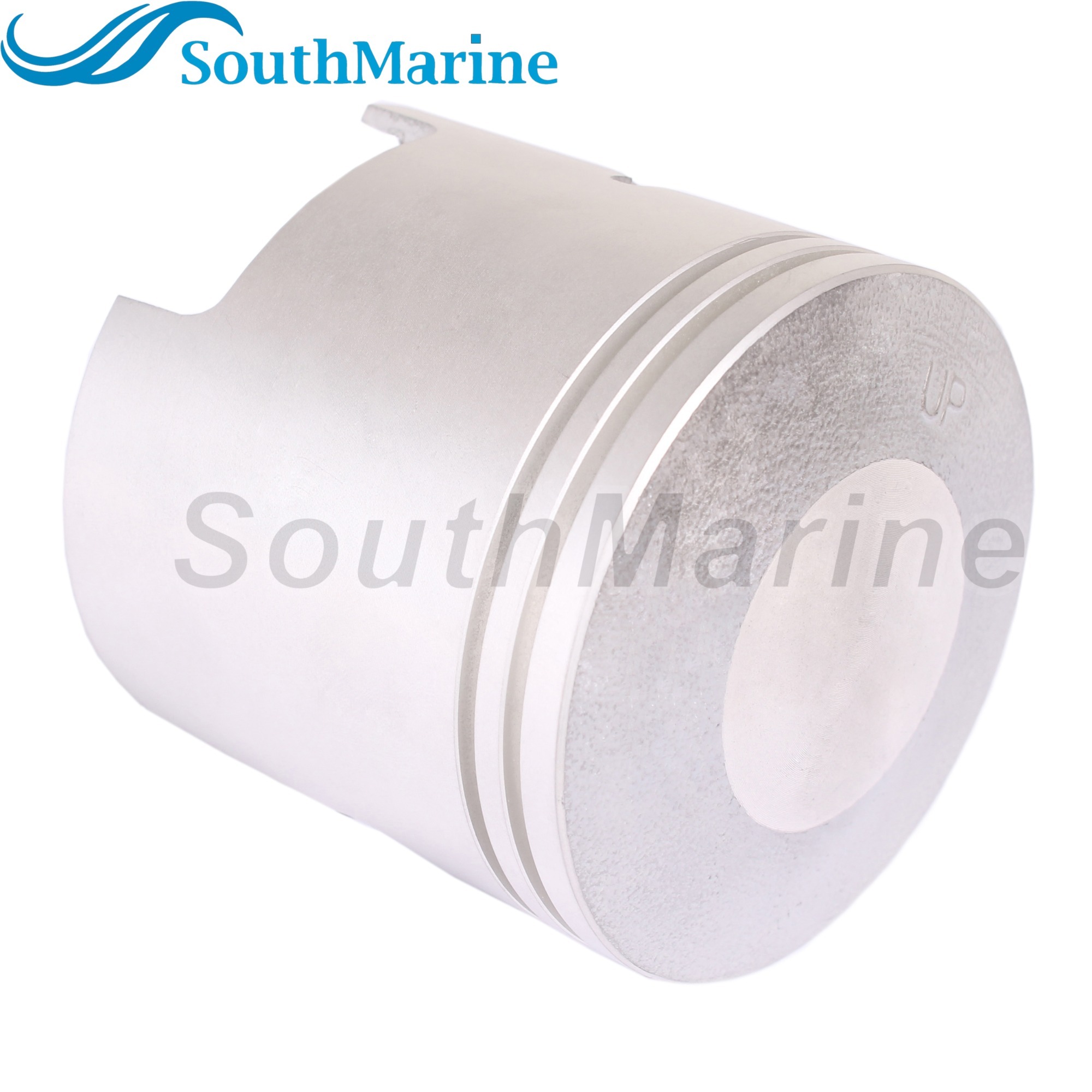 Boat Engine 61N-11631-00-95 STD 18-4144 Piston Set & 61N-11603-00 18-3957 Ring for Yamaha 25HP 30HP C30ELR C30MLH, 72mm STD
