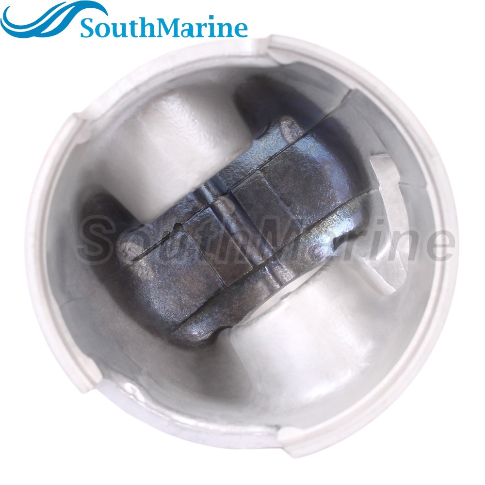 Boat Engine 61N-11631-00-95 STD 18-4144 Piston Set & 61N-11603-00 18-3957 Ring for Yamaha 25HP 30HP C30ELR C30MLH, 72mm STD