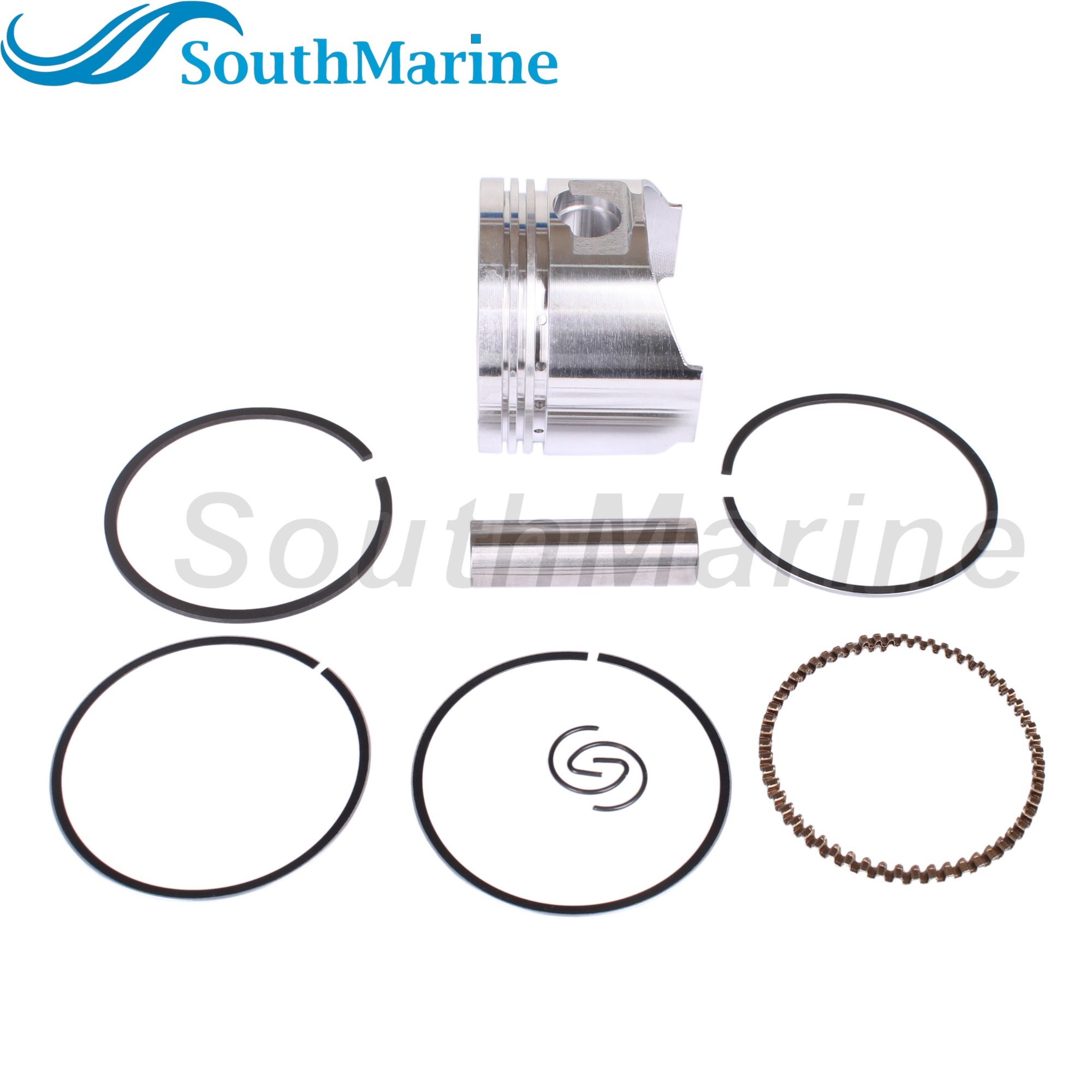 Boat Engine 66M-11631-00-96 STD Piston Set & 66N-11603-00 Ring for Yamaha 9.9HP 15HP / 834963T 850846 825839 850847 for Mercury