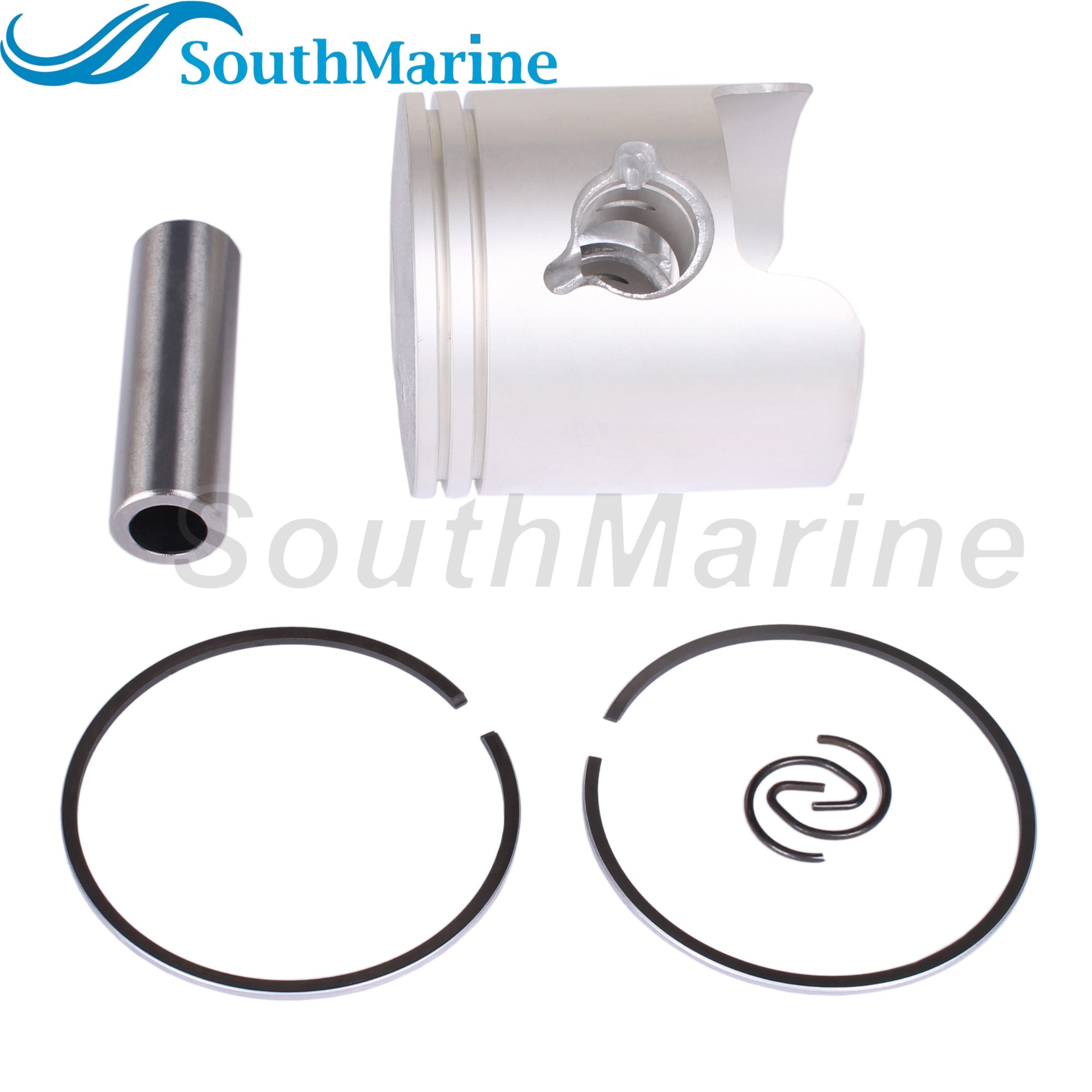 Boat Engine 6H3-11631-01-96 18-4091 STD Piston Set & 6K5-11601-02 18-4135 Ring for Yamaha 60HP 70HP, 72mm STD