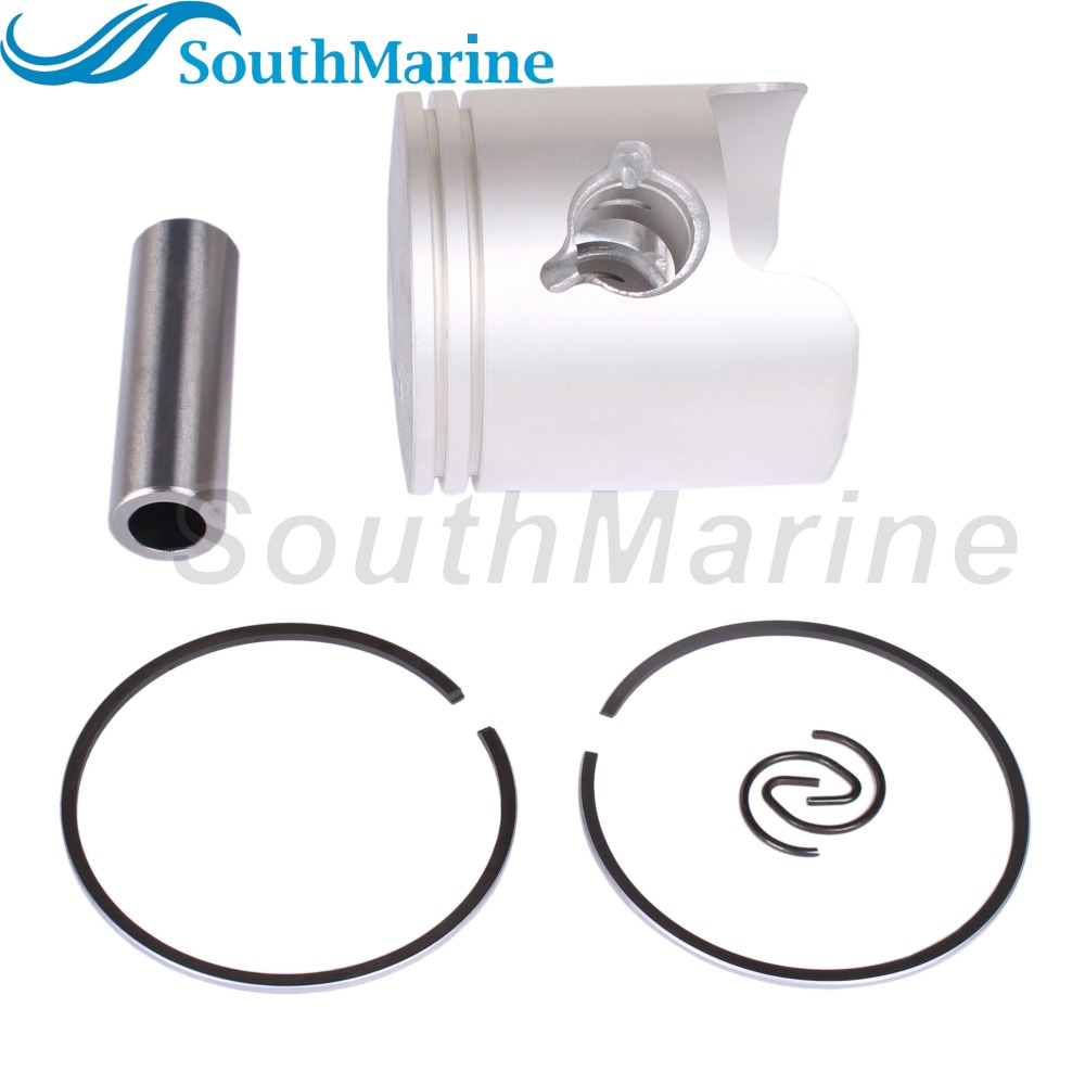 Boat Engine 6H3-11631-01-96 18-4091 STD Piston Set & 6K5-11601-02 18-4135 Ring for Yamaha 60HP 70HP, 72mm STD