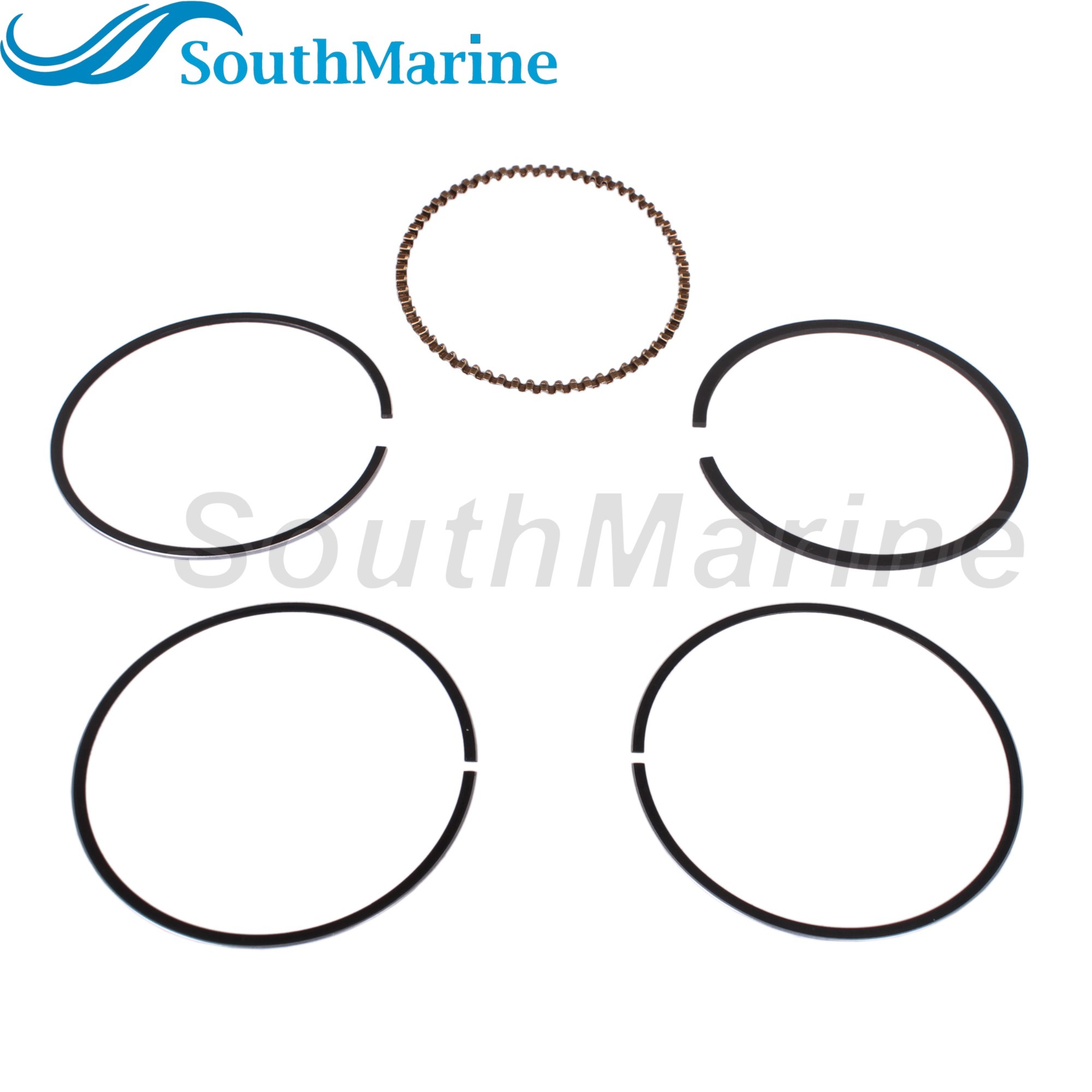 Boat Engine 65W-11631-00-96 STD Piston Set & 67C-11603-01 00 Ring for Yamaha / F25-05020100 for Parsun HDX 25HP 30HP 40HP