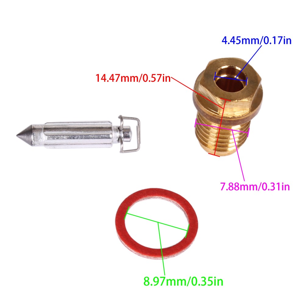 Boat Engine 6F5-14390-20 6F5-14390-21 6F5-14390-12 Carburetor Needle Valve Seat Assy for Yamaha E40G E40J 40HP
