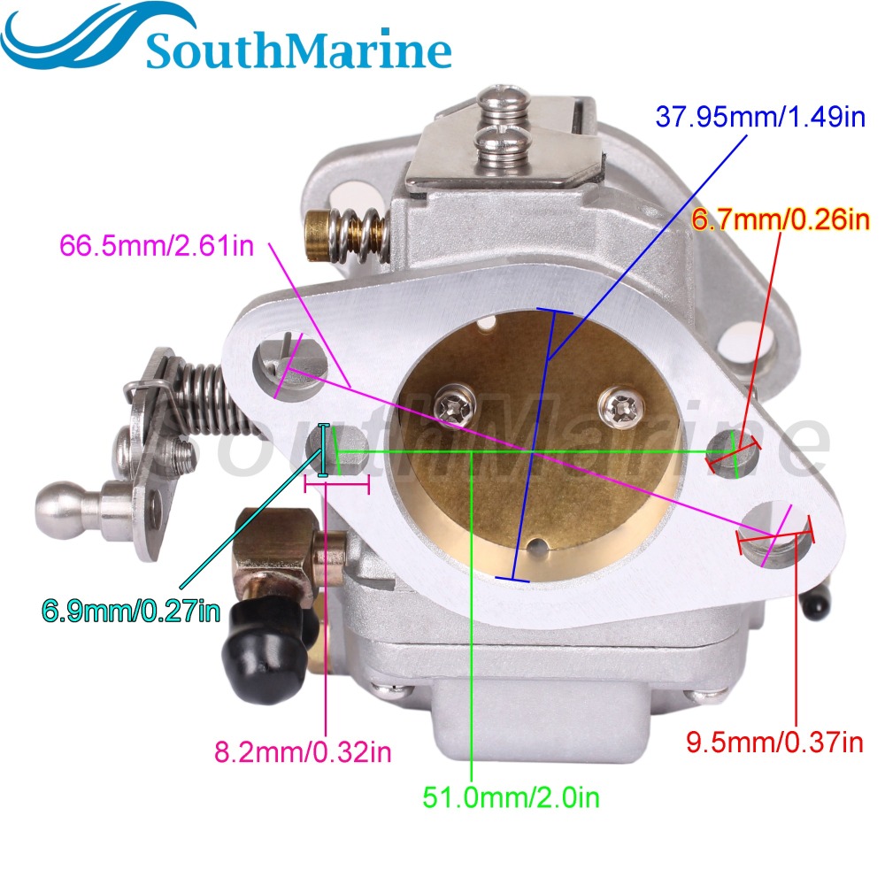 Boat Engine 3301-821854T4 3301-821854T19 Top Carb Carburetor for Mercury Quicksilver Mariner 40HP 45HP 55HP 60HP