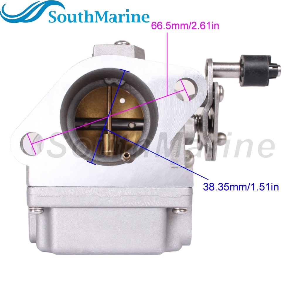 Boat Engine 3301-821854T5 3301-821854T20 Center Carb Carburetor for Mercury Mariner 40HP 45HP 55HP 60HP 2-Stroke 3-Cylinder