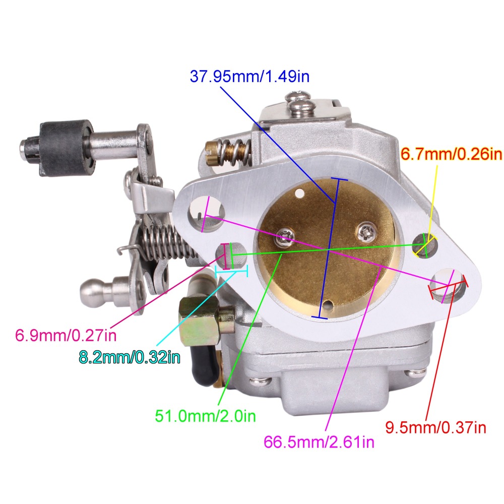 Boat Engine 3301-821854T4 821854T5 821854T6 Carb Carburetor for Mercury Mariner 40HP 45HP 55HP 60HP 2-Stroke 3-Cylinder