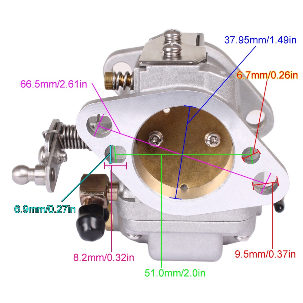 Boat Engine 3301-821854T4 821854T5 821854T6 Carb Carburetor for Mercury Mariner 40HP 45HP 55HP 60HP 2-Stroke 3-Cylinder