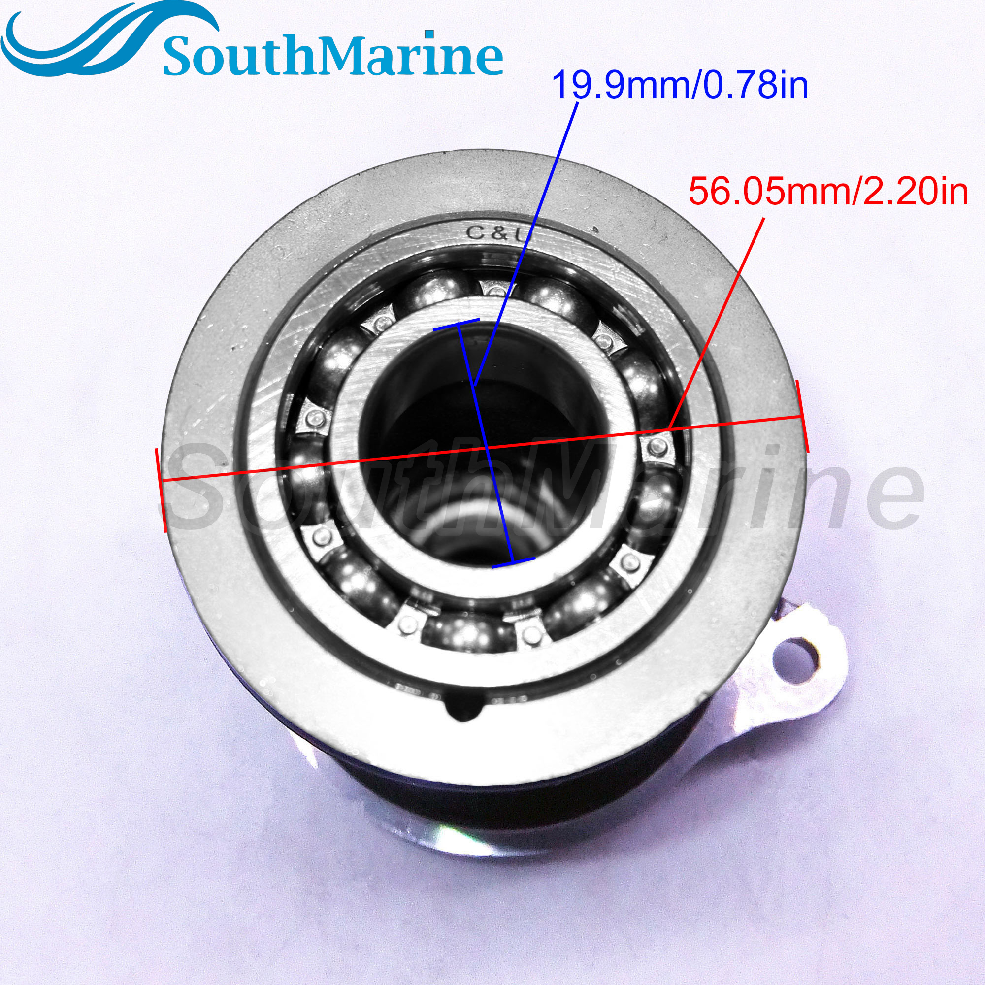 Boat Motor 3B2-S60100-0 3B2S601000 3B2S601000M Propeller Shaft Housing Assy/Lower Casing Cap Assy for Tohatsu & for Nissan 8HP 9.8HP Outboard Engine