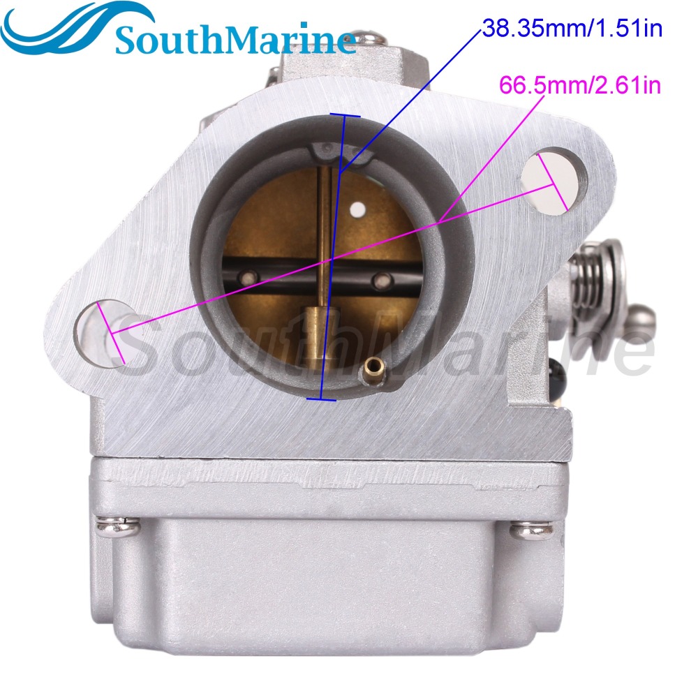 Boat Engine 3301-821854T6 3301-821854T21 Bottom Carb Carburetor for Mercury Mariner 40HP 45HP 55HP 60HP 2-Stroke 3-Cylinder